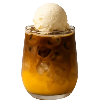 Unique coffee and fruit mix drink at Shanil Juice Bar Berlin – Europaplatz 10557